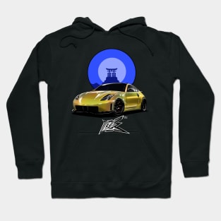 nismo 350z pearl yellow Hoodie